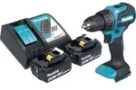 Makita DDF 490 RM Akku Bohrschrauber 18 V 65 Nm 1/2" Brushless + 2x Akku 4,0 Ah...