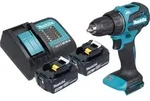 Makita DDF 490 SM Akku Bohrschrauber 18 V 65 Nm 1/2" Brushless + 2x Akku 4,0 Ah...