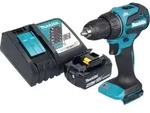 Makita DDF 490 RM1 Akku Bohrschrauber 18 V 65 Nm 1/2" Brushless + 1x Akku 4,0...