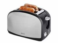 ECG ST 968 | Toaster | mit Auftaufunktion | Toaster | 900 W | Abschalten | Edelstahl