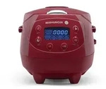 REISHUNGER Digitaler Reiskocher klein &ndash; 0,6 L bis 3 Personen &ndash; Bordeaux -
