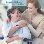 Helpline Mini: Kleiner mobiler Hausnotruf mit Ladeger&auml;t und 4 Akkus und