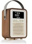VQ - Radios - Kuechenradios - Walnuss Retro Mini DAB/DAB+ Digital und FM-Radio mit
