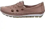 Gemini 003115-01 Damen Ballerina Slipper Mokassins Leder, Gr&ouml;&szlig;e:38 EU, Farbe:Braun