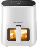 Melchioni Hei&szlig;luftfritteuse 5L 1400W Air Fryer mit 7 Programmen Touch - Wei&szlig;