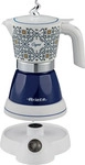 Ariete 1358 Capri Moka Aroma, Elektrische Espressokanne, 0,14 l, Gemahlener Kaffee,