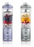 Ninja Blast Max Tragbarer Mixer/Blender/Smoothie Maker, 2 x 570 ml - Violett/Silber