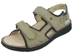 Finn Comfort Sandale Wanaka-Soft 81540-903075, Nubukleder, Beige-Schwarz,...