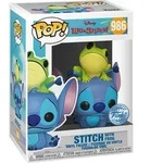 Disney Lilo & Stitch - Stitch with Frog 986 Special Edition - Funko Pop! - Blau