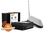 SELFSAT MWR 5550 5G Cat 20 WLAN Router bis 3,3 Gbps inkl. SHARK 5G Antenne...