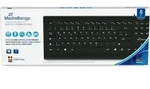 MediaRange Tastatur kabelgeb. ultraflachen Tasten (BE) sw - Schwarz