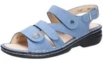 Finn Comfort Damen Sandale GOMERA blau Gr&ouml;&szlig;e EUR 36 - Blau - 36