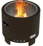 Outsunny Feuerschale, rauchfreier Tischfeuer, &Oslash;45 cm Feuerstelle mit Griff,