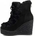 Montevita Keilstiefel Bottavita21 Schwarz - Schwarz - 37