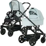 Hartan Kombikinderwagen Racer GTS Set inkl. Babywanne trend milky sky