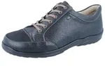 FINN COMFORT Alamo Herren Schn&uuml;rschuhe schwarz Leder - Gr&ouml;&szlig;e: UK 6 - Schwarz -