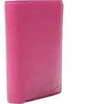 Esquire Leder Geldb&ouml;rse Peru Wallet Pink purpur - Violett/Lila