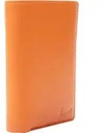 Esquire Leder Geldb&ouml;rse Peru Wallet Orange - Orange