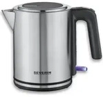 SEVERIN Wasserkocher WK 3449 - Schwarz/Silber