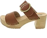Softclox Hedi Pantolette Braun in Gr. 38 - 38