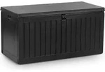 Gartenkasten 109 x 51 x 55 cm 270 Liter schwarz - Schwarz