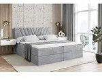 ALTDECOR Boxspringbett mit H4 Matratze und Topper - 140 x 200 cm - ERNINA -...