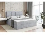 ALTDECOR Boxspringbett mit H3 Matratze und Topper - 160 x 200 cm - NOVA -...