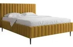 MIRJAN24 Polsterbett Lewezo Leg, Doppelbett mit Bettkasten, Ehebett, Lattenrost