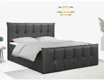 Boxspringbett, mit Fu&szlig;teil, 2 Bettk&auml;sten - PREMIUM-11 - 140x200cm -...