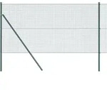 vidaXL Ground Fix Geschwei&szlig;ter Drahtzaun 100 x 1 m (B x H) - Gr&uuml;n