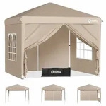 Sekey Faltpavillon 2x2 m wasserdicht UV50+ Gartenpavillon Partyzelt mit 4