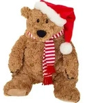 Teddy Hermann 946106, Spielzeug-B&auml;r - Braun