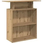 vidaXL Empfangstheke Artisan-Eiche 100x40x104 cm Holzwerkstoff - Braun