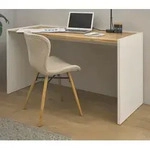 Schreibtisch Center in wei&szlig; und Wotan Eiche Laptoptisch f&uuml;r Homeoffice und B&uuml;ro -