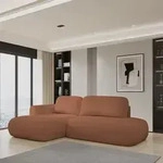 Masseno Ecksofa NUVIRA L-S mit Schlaffunktion L-Form, Sofa mit Bettkasten,