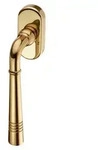 SOTECH Fenstergriff FREJA Messing Glanz &ndash; inkl. Befestigungsmaterial - Gold