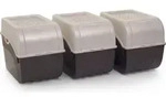 Novaliv 3x Gro&szlig; 9l perlmut Kartoffel Kartoffelbox Kartoffelkiste Kartoffellager