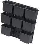 Satz von Eins&auml;tzen f&uuml;r SCM-Transportbox - 9 St&uuml;ck - 850.0376
