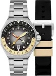 Spinnaker SP-5119-88 Herrenuhr Dumas GMT Automatik 43mm 30ATM - Silber