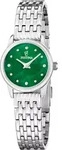 Festina F20749/5 Damenuhr Quarz Silberfarben/Gr&uuml;n - Silber