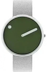 Picto 43396-0820S Fresh Olive 40mm 5ATM - Silber
