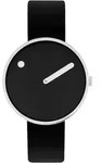 PICTO 34070-4114 Damenuhr Black and Steel 34mm 5ATM - Silber