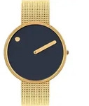 Picto 43318-0920G Midnight Blue Uni 40mm 5ATM - Gold