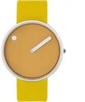 Picto 43354-6120S Mustard Yellow Uni 40mm 5ATM - Silber