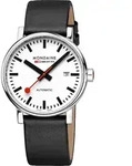 Mondaine MSE.40610.LBV Herrenuhr Evo2 Automatik 40mm 5ATM - Silber