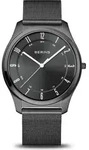 Bering - 18340-222 - Armbanduhr - Herren - Quarz - Ultra Slim - Schwarz