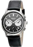 Boccia 3734-01 Herrenuhr Titanium Chronograph 40mm 5ATM - Schwarz