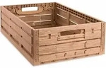 Klappbox Active Lock Holzdekor | HxBxT 16,5x40x60cm | Braun | 33,2 Liter |...
