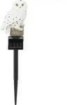 HI LED-Solar-Gartenleuchte Eule Wei&szlig; - Wei&szlig;