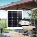 LUXULA Solar LED-H&auml;ngeleuchte, CCT, 40 W, 500 lm - Schwarz